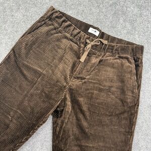 NN07 Keith 1320 Corduroy Pants 36/32 Brown Duca Visconti Italian Fabric Mens